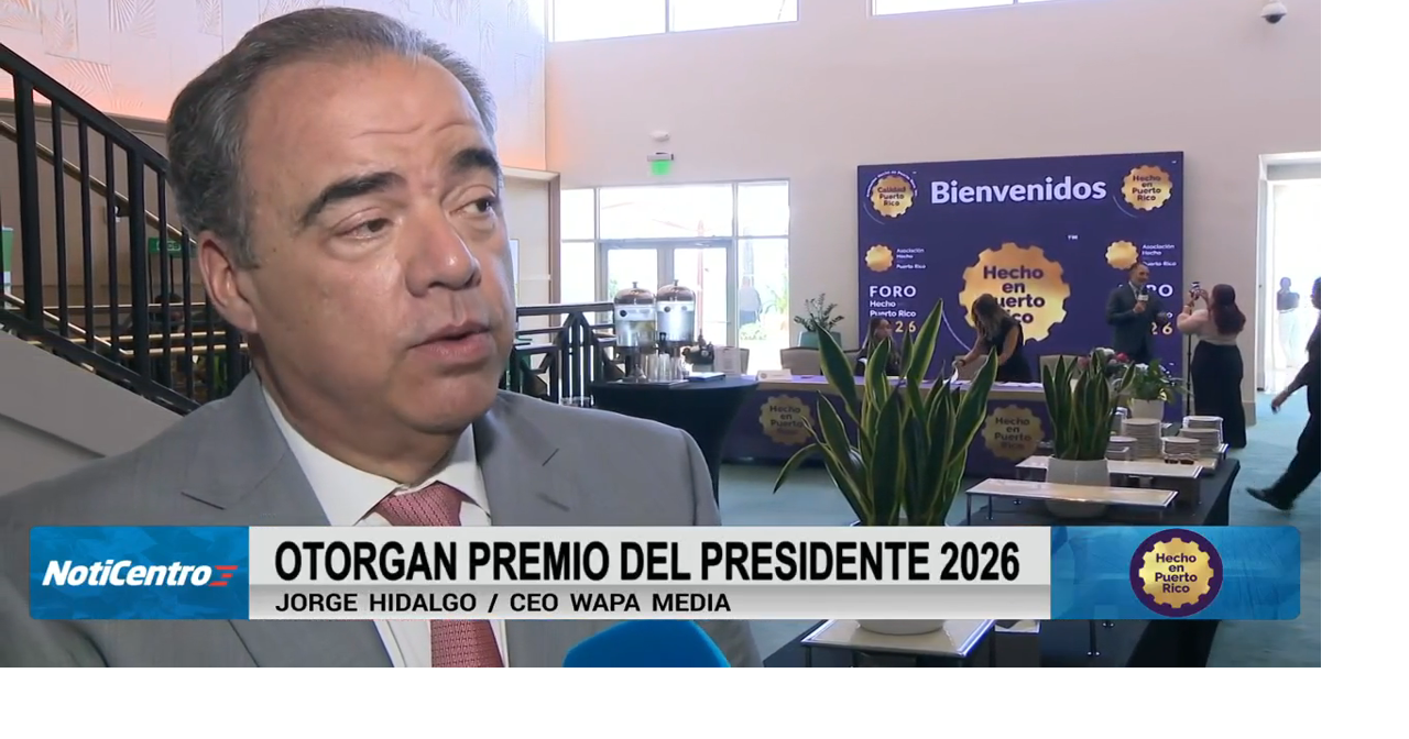 Reconocen a Jorge Hidalgo en los Premios de excelencia de Hecho en Puerto Rico