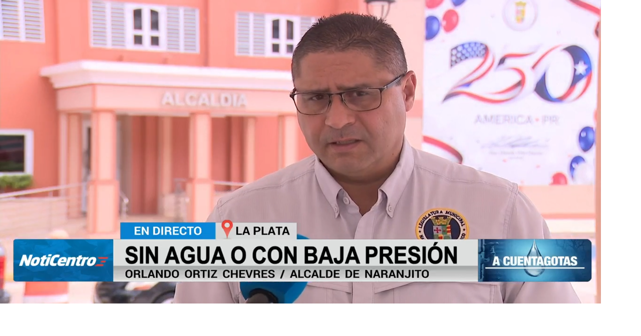 Avería en represa La Plata afecta agua a 30,000 abonados; esperan restablecer servicio esta noche