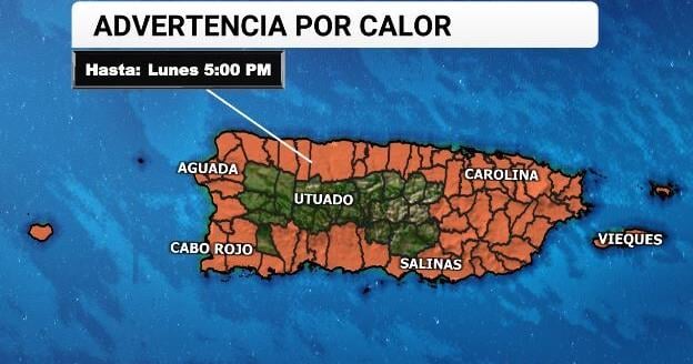 Emiten Advertencia de Calor para pueblos costeros y del este