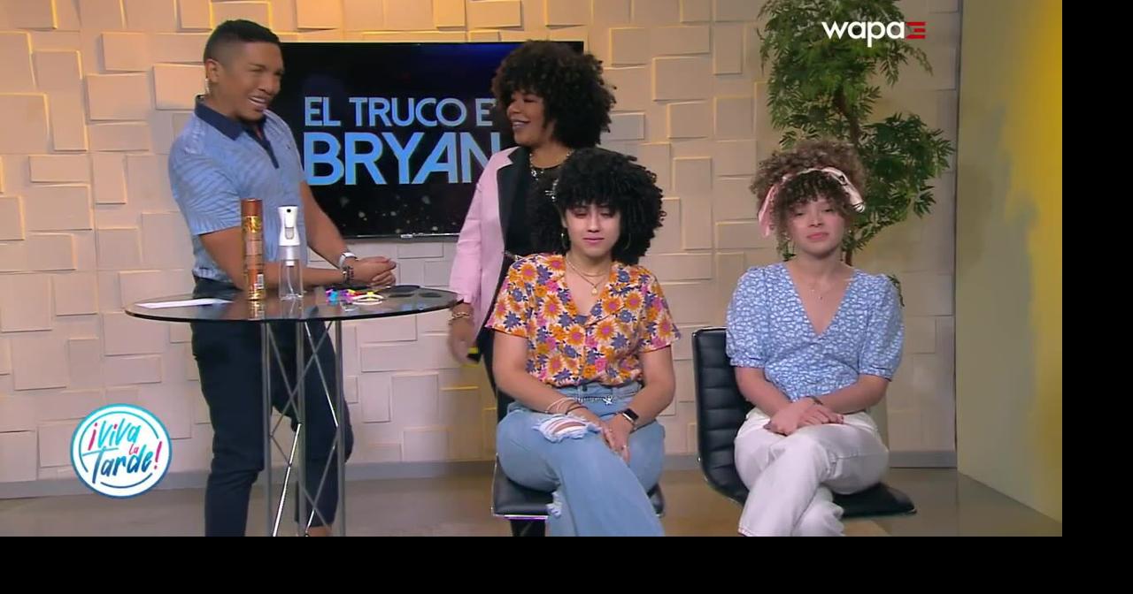 El Truco E' Bryan: Looks para recoger el cabello rizo | Viva La Tarde ...