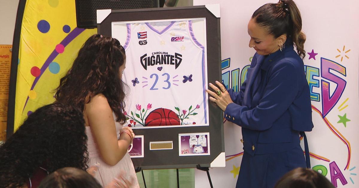 Niña de 11 años diseña el uniforme local de las Gigantes de Carolina para la temporada 2026