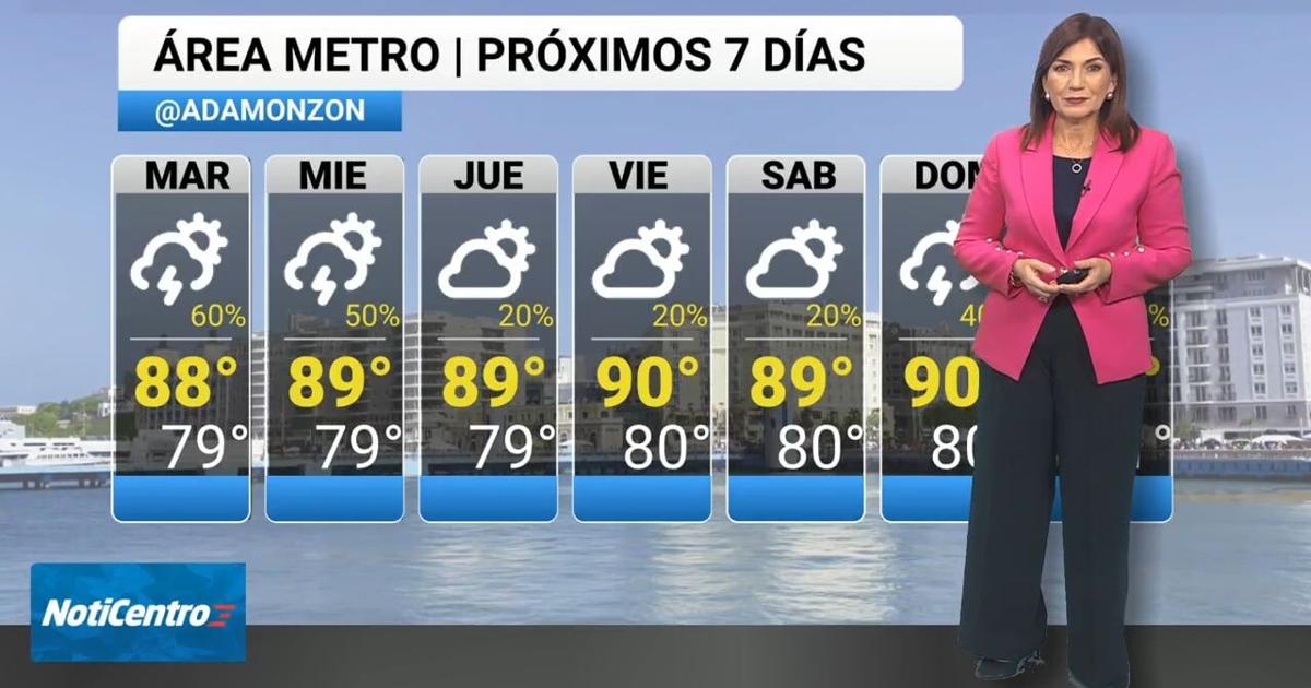 Poca probabilidad de lluvia en Puerto Rico durante las próximas dos semanas