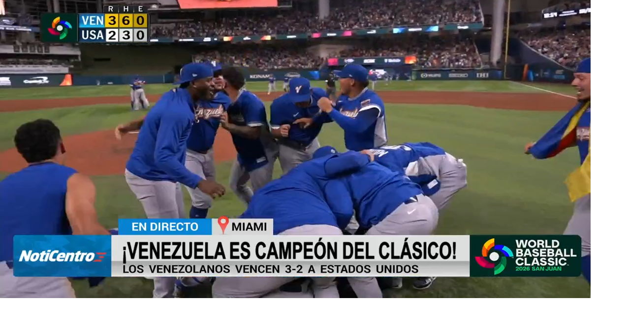 Venezuela celebra su victoria en el Clásico Mundial de Béisbol ...