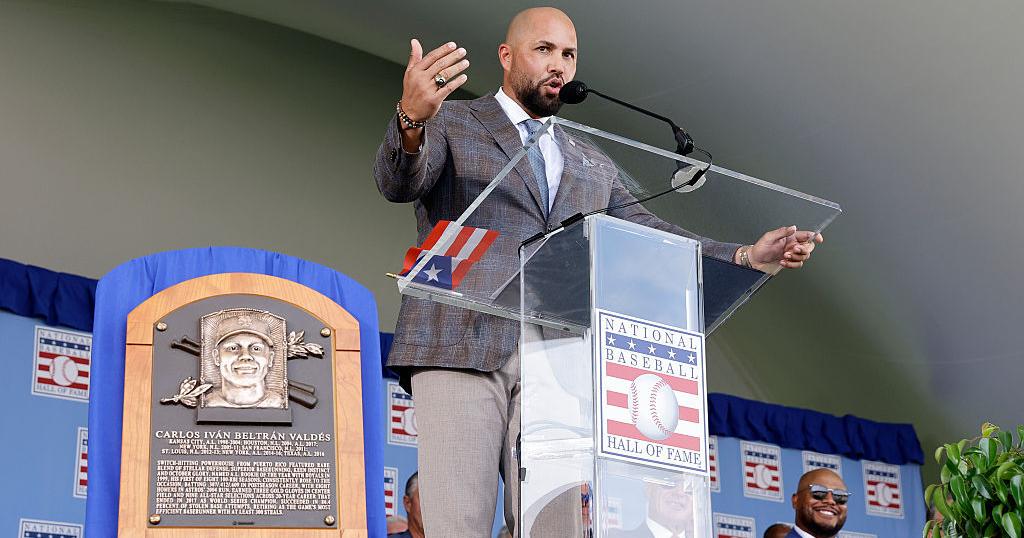 Carlos Beltrán es exaltado al Salón de la Fama; se convierte en el sexto puertorriqueño inmortal