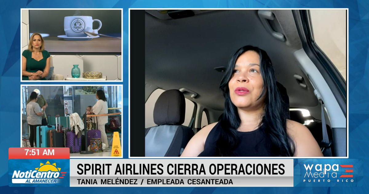 Exempleada de Spirit asegura que el cierre tomó por sorpresa a empleados en Puerto Rico