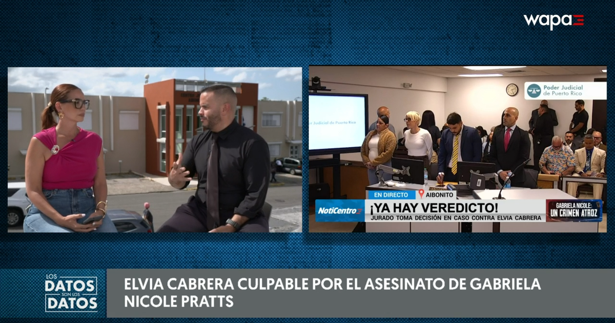 Jurado delibera en juicio de Elvia Cabrera por asesinato de Gabriela Pratts en Aibonito