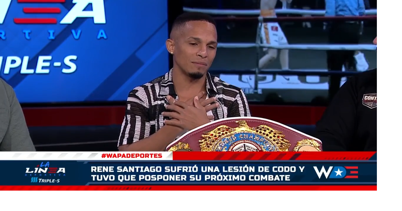 René "Chulo" Santiago critica decisión de declararlo campeón en receso por lesión