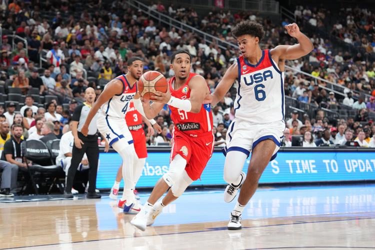 Amplia derrota de Puerto Rico frente a USA en segundo fogueo antes de ...