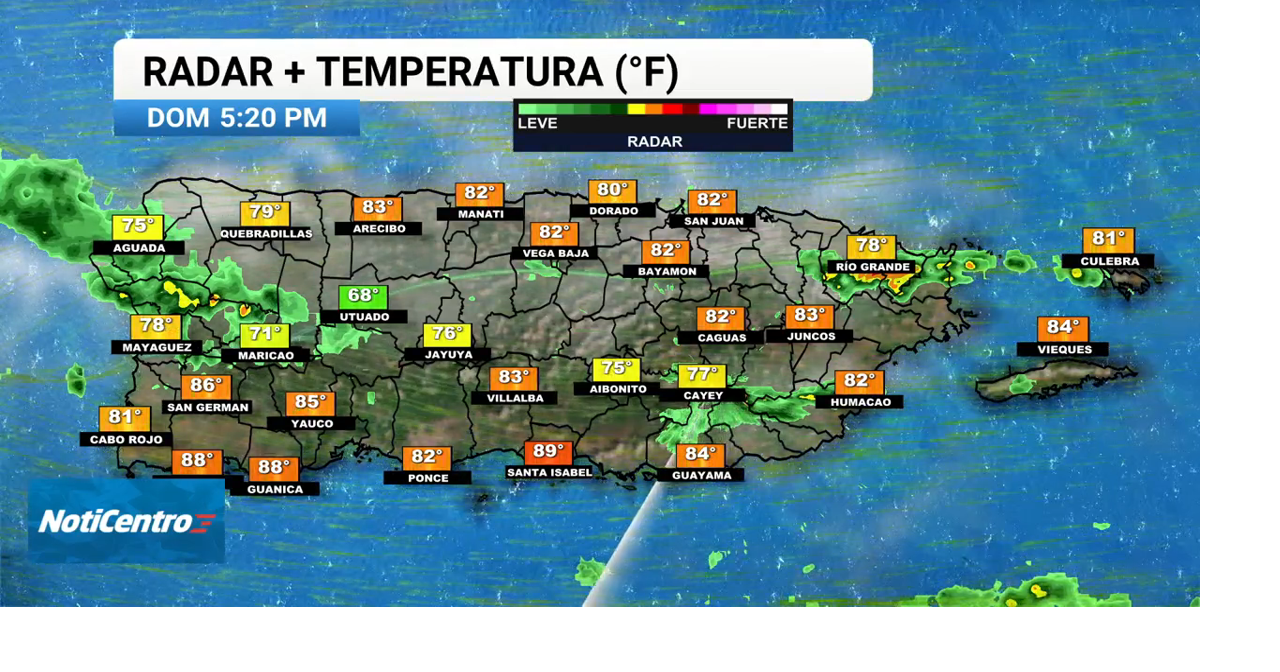 Tu Tiempo: Condiciones lluviosas y calurosas en la región