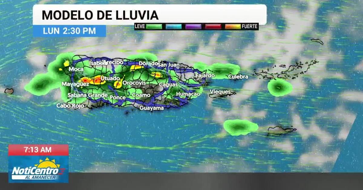 NWS pronostica lluvias fuertes e inundaciones en Puerto Rico al inicio de la semana
