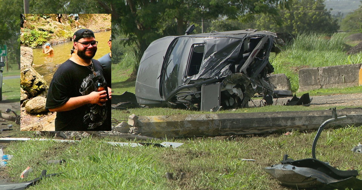 Joven de 23 años sobrevive grave accidente tras chocar contra poste en Toa Baja