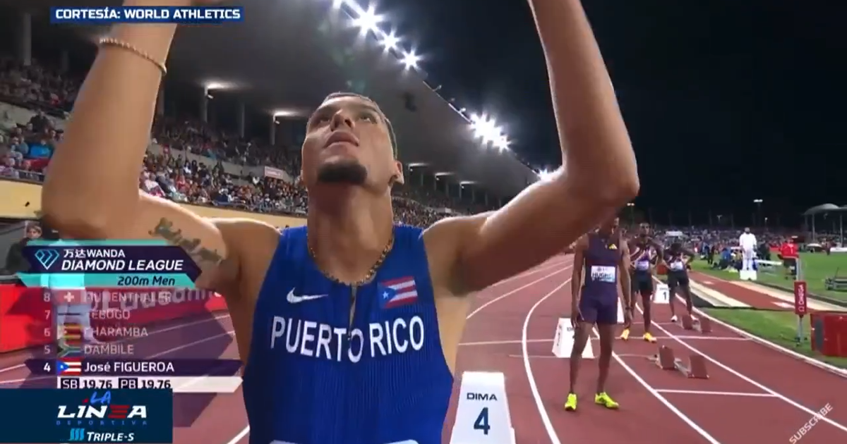José Figueroa clasifica a final de la Liga Diamante y hace historia por Puerto Rico