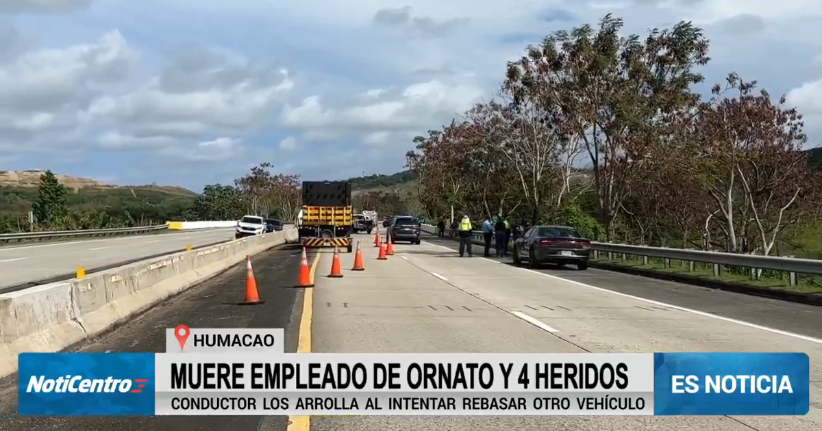 Identifican a empleado de ornato arrollado en Humacao