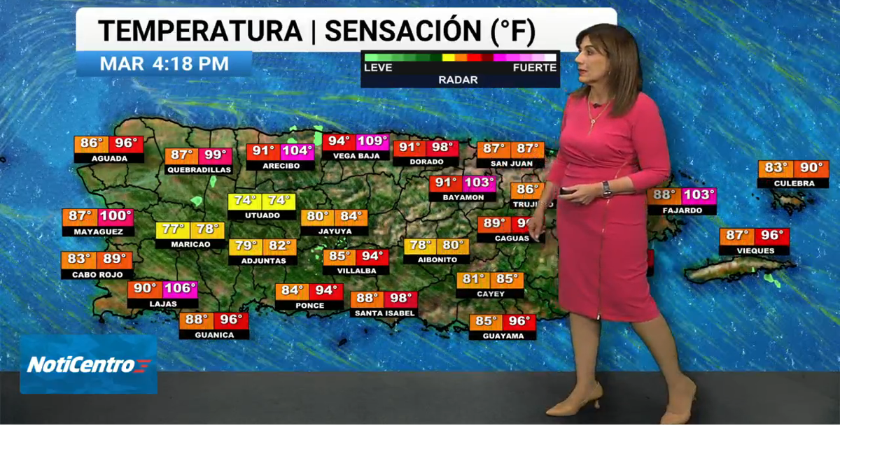 Tu Tiempo: Persisten las altas temperaturas hasta el fin de semana