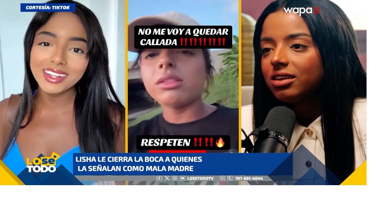 Lisha responde a críticas y rechaza señalamientos sobre su maternidad