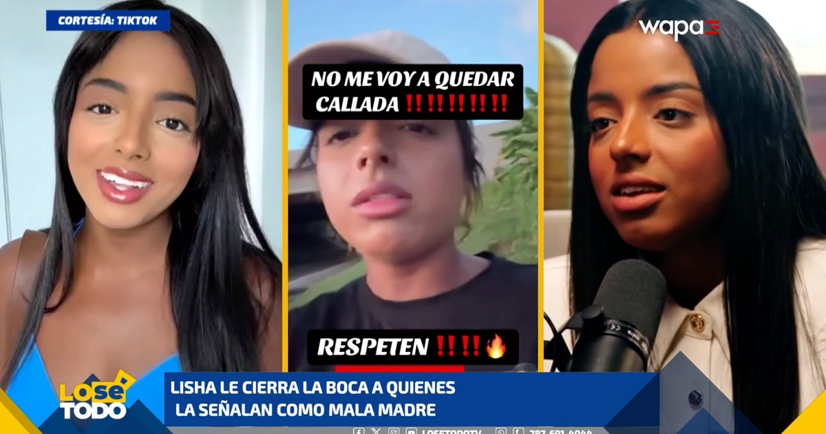 Lisha responde a críticas y rechaza señalamientos sobre su maternidad