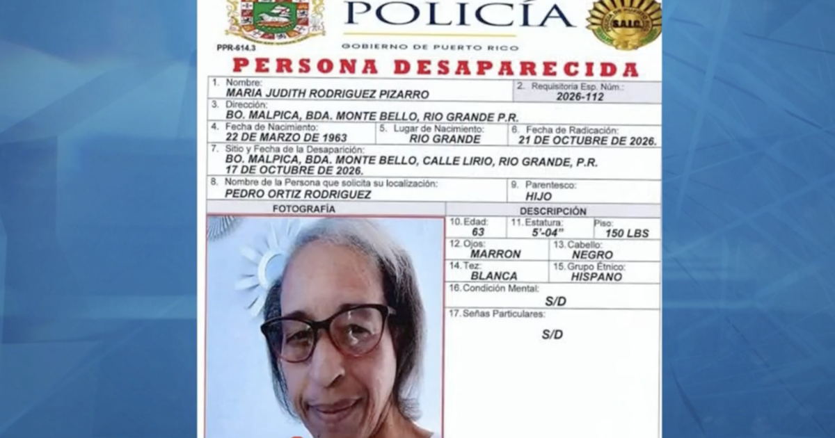 Familia de sexagenaria desaparecida investiga alegado retiro de dinero en su cuenta bancaria