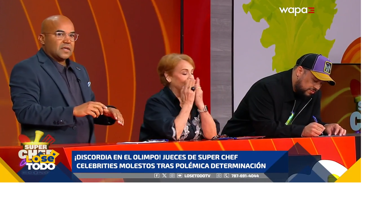 Polémica en Super Chef Celebrities tras decisión de los jueces sobre la primera semifinalista