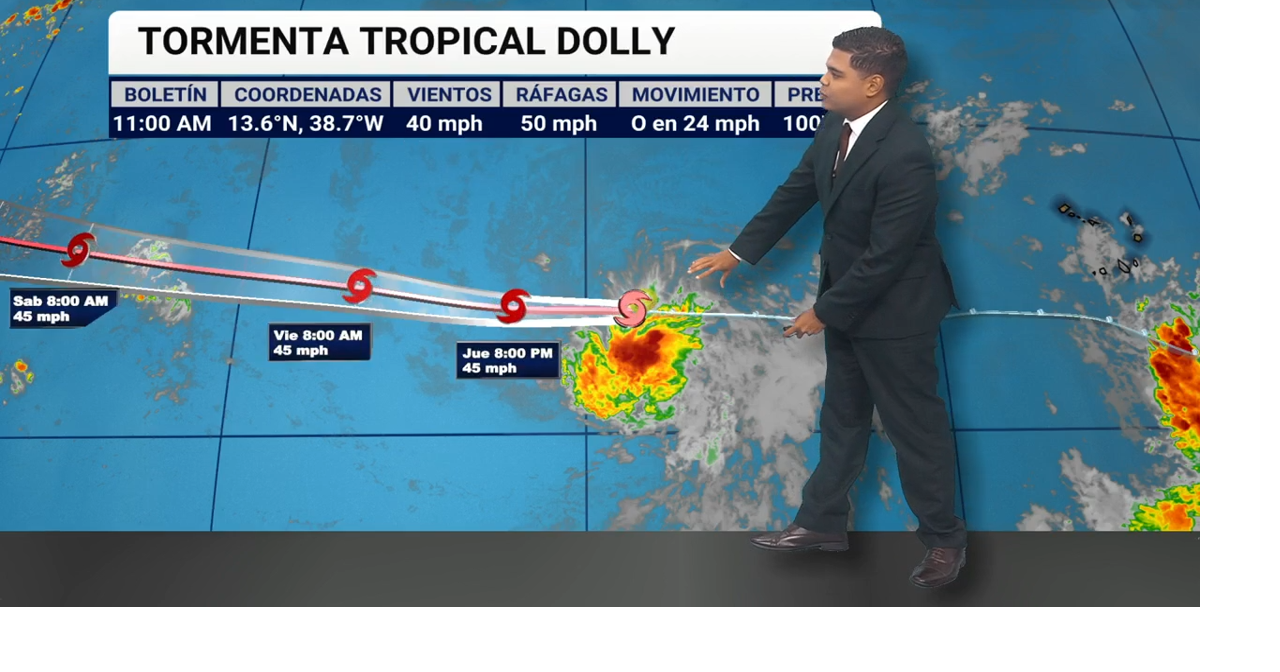 Tormenta tropical Dolly se forma en el Atlántico y podría traer lluvias a Puerto Rico