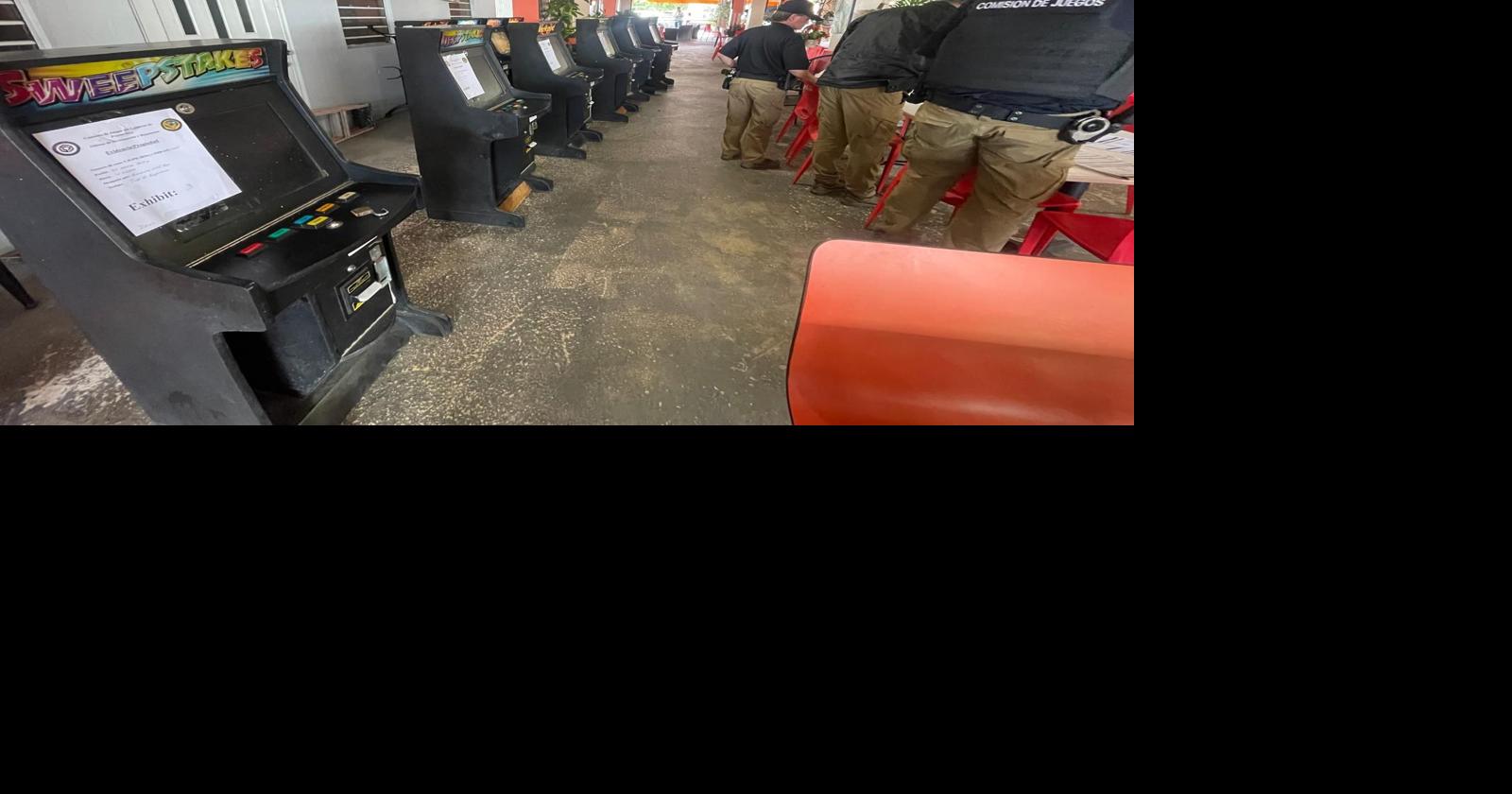Operativo contra tragamonedas en Kioskos de Luquillo termina con $45 mil en multas
