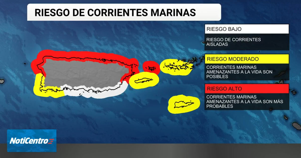 Advertencia de resacas fuertes en playas del Atlántico y récord de temperatura en San Juan