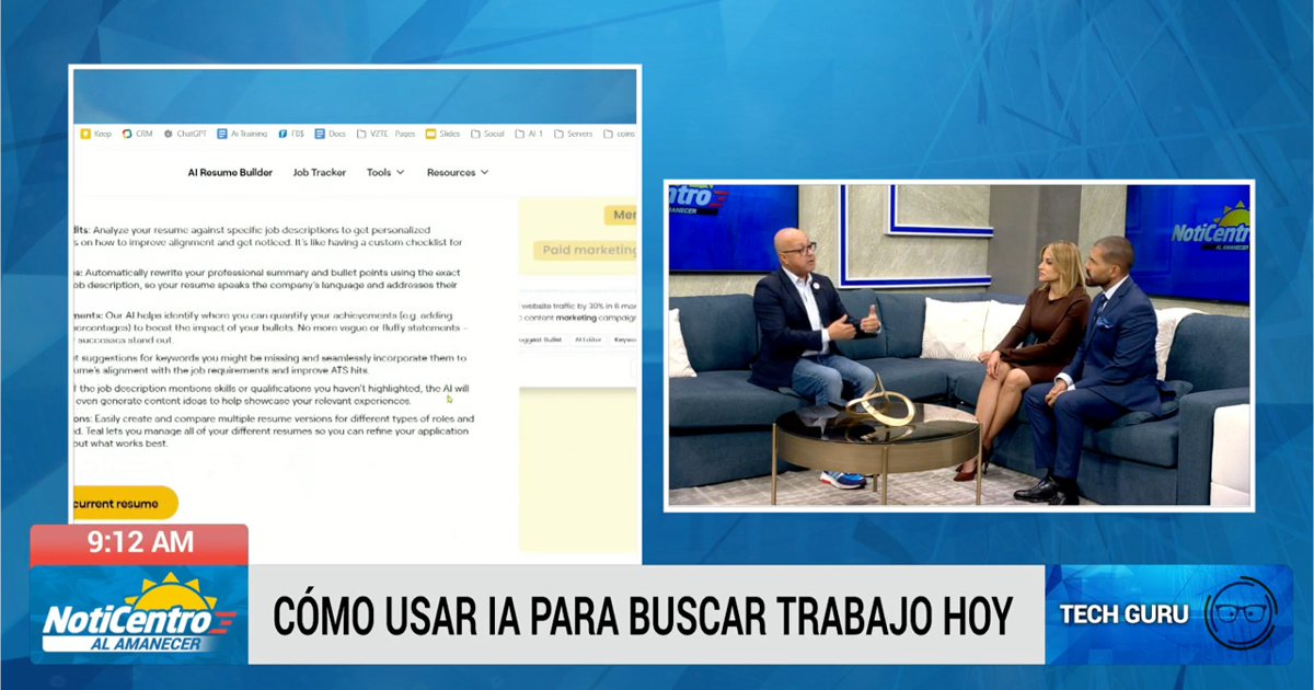 Tech Guru: ¿cómo utilizar la inteligencia artificial para buscar trabajo?