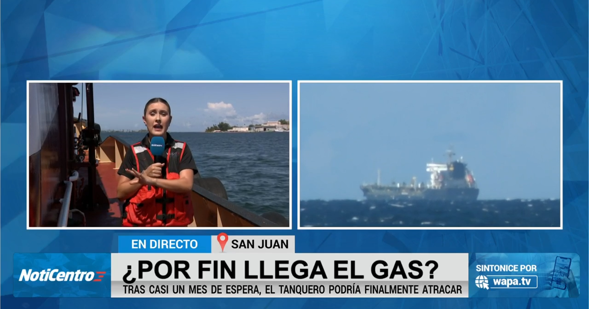 Tanquero Amur River inicia maniobras para entrar a la bahía de San Juan