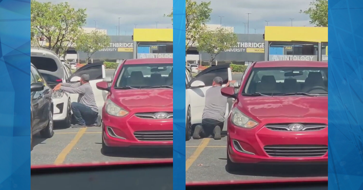 Hombre roba retrovisor en Walmart de Plaza del Sol fingiendo reparar su carro