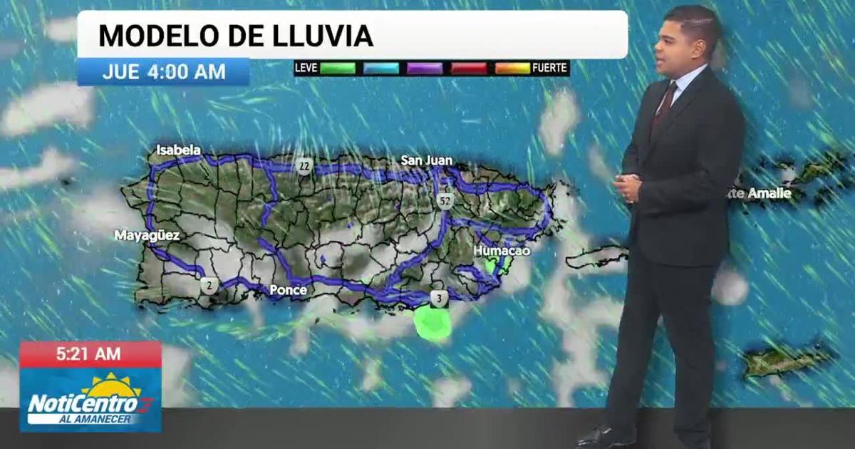 Masa de aire seco domina el Caribe; temperaturas superarán los 80°F este miércoles