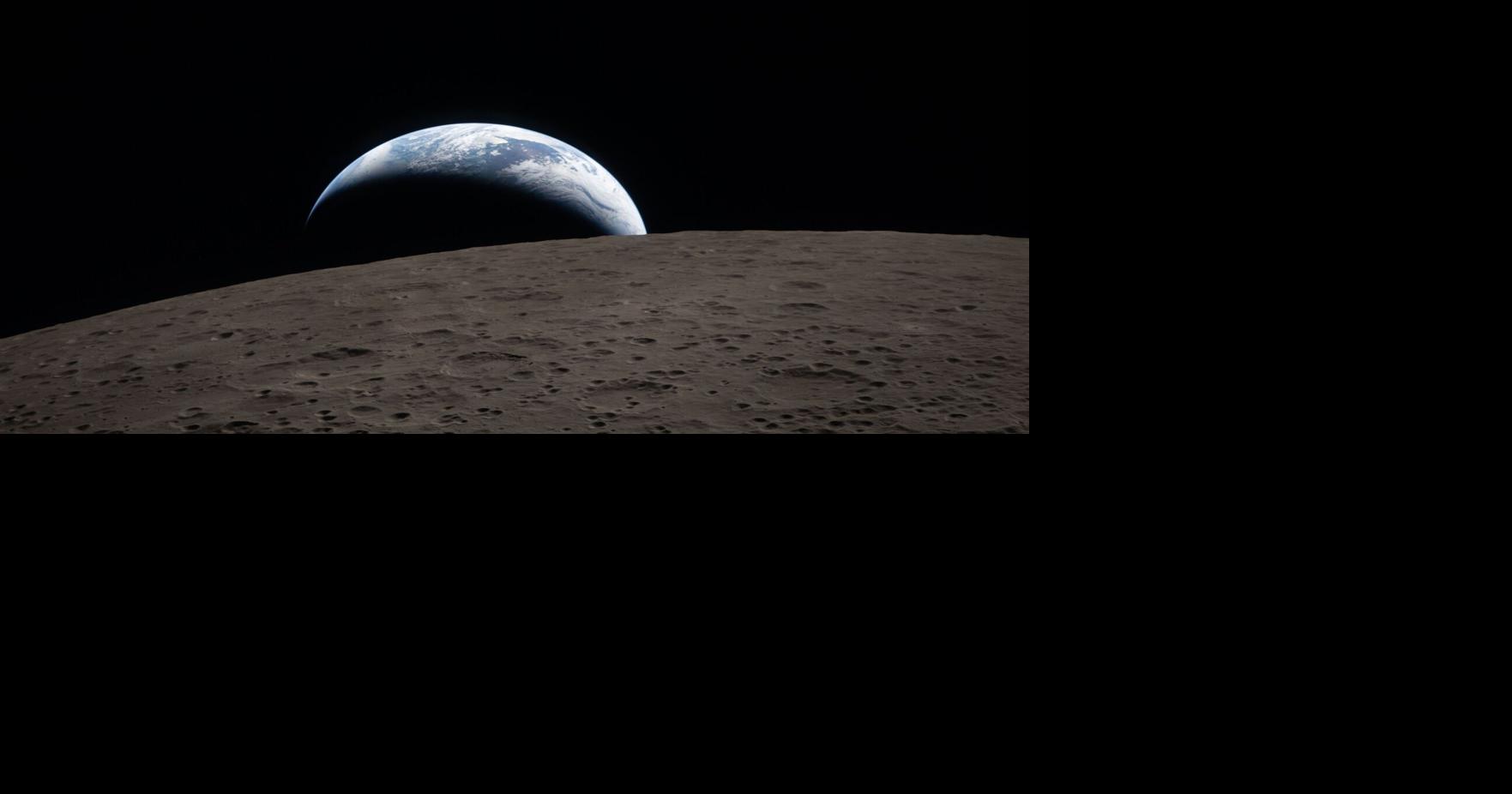 NASA publica primera foto de la Tierra desde la cara oculta de la Luna
