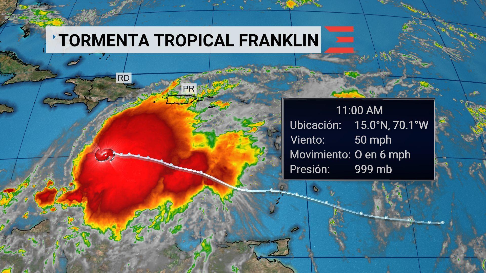 Boletín 11am: tormenta Franklin se mueve más lenta | wapa.tv