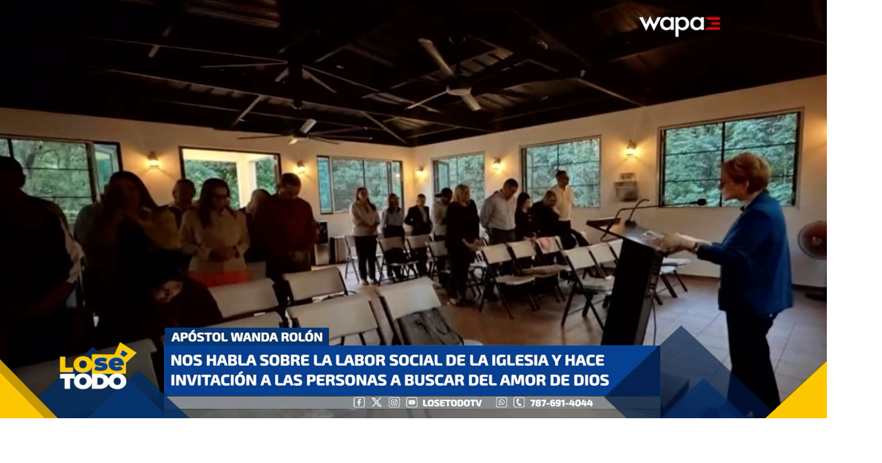 Wanda Rolón habla sobre la labor social de la iglesia
