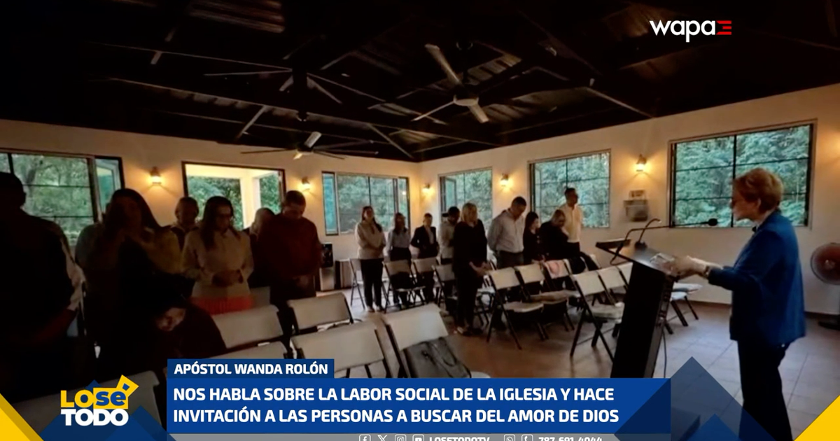 Wanda Rolón habla sobre la labor social de la iglesia