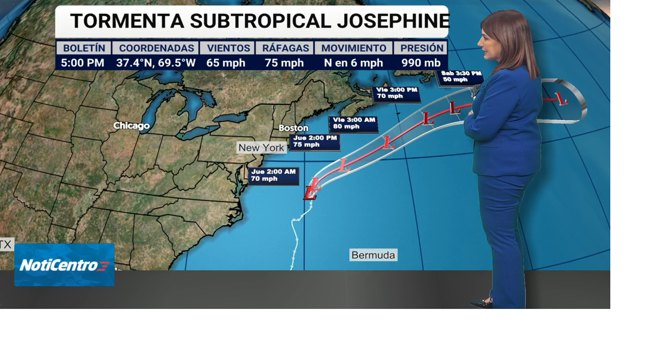 Se forma Josephine, la décima tormenta de esta temporada de huracanes ...