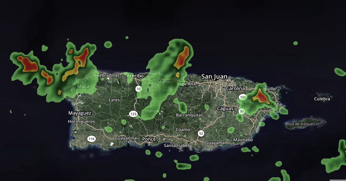 NWS emite advertencias de inundaciones para 15 municipios de Puerto Rico