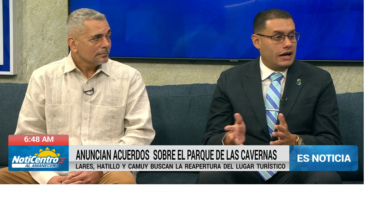 Alcaldes de Camuy y Hatillo explican acuerdos sobre Cavernas de Camuy