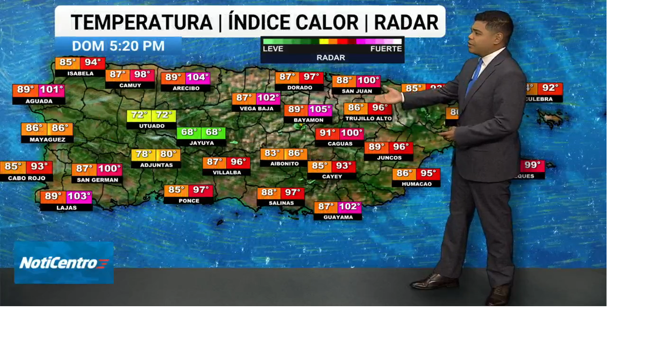 Alerta de calor y onda tropical afectan a Puerto Rico con lluvias, vientos y altas temperaturas