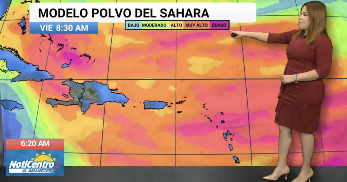 Vaguada y onda tropical traen más aguaceros; gran nube de polvo del Sahara llegará esta noche