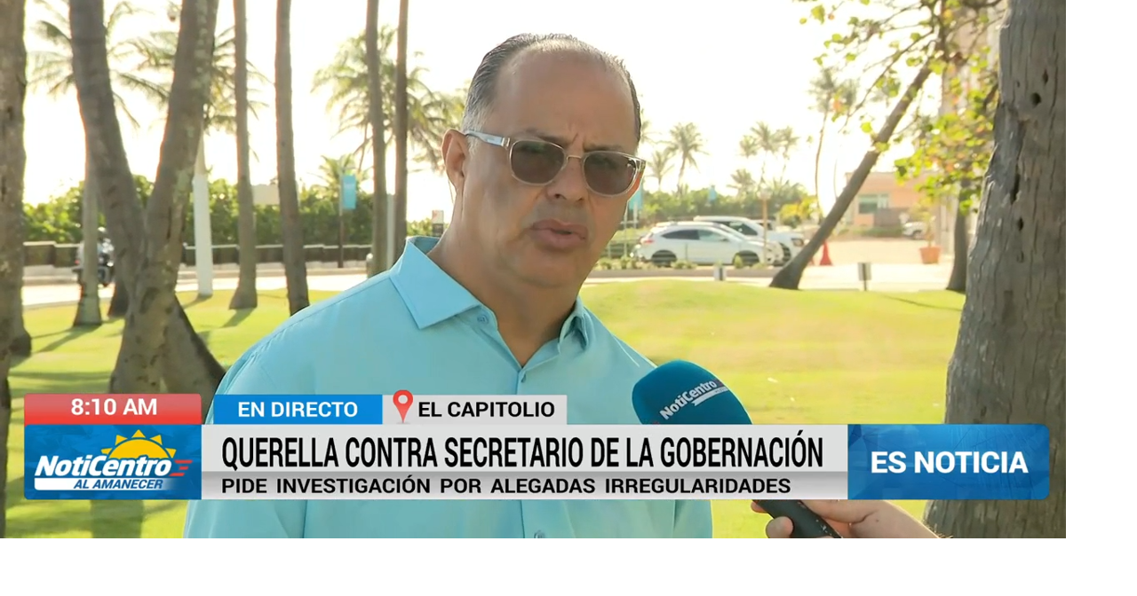 Senador Morales pide investigación completa tras denuncias del exsecretario del DDEC