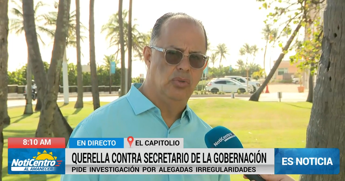 Senador Morales pide investigación completa tras denuncias del exsecretario del DDEC