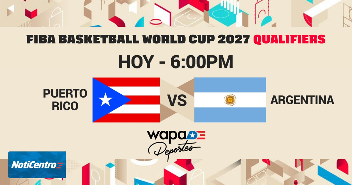 Puerto Rico se mide ante Argentina en clasificatorio a Mundial FIBA