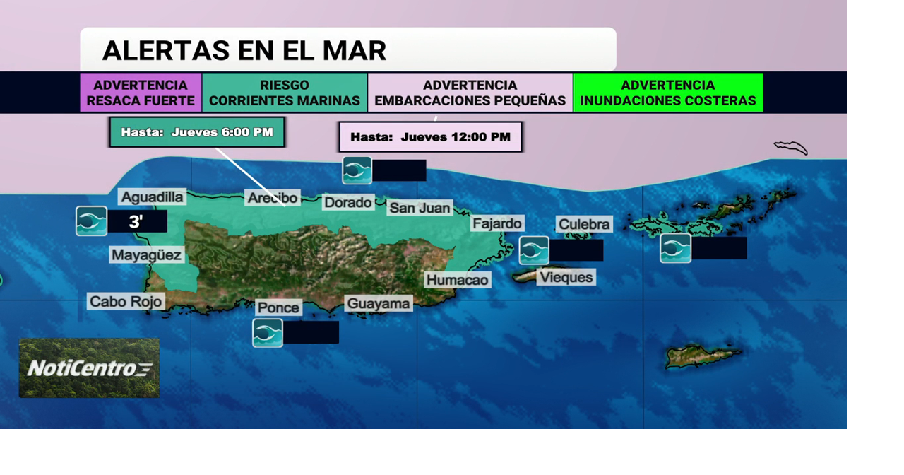 Tu Tiempo: se acerca evento de marejadas