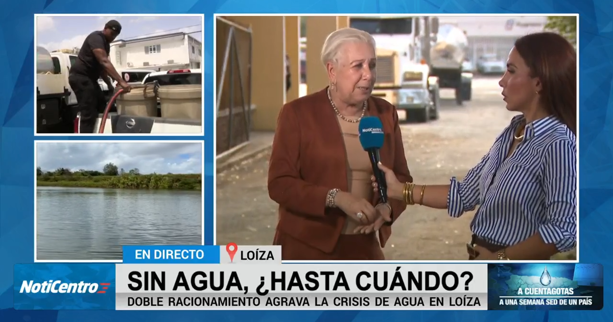 Alcaldesa de Loíza denuncia 14 días sin agua en cuatro sectores y exige renuncia de jefe de AAA