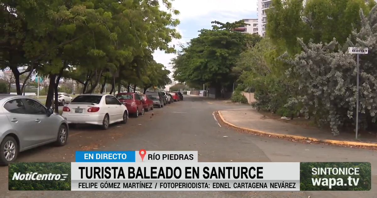 Todavía en el hospital en condición estable turista herido de bala en Santurce