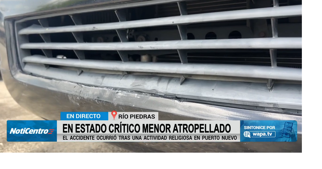 Niño de 3 años en condición de cuidado tras ser atropellado en residencial Vista Hermosa