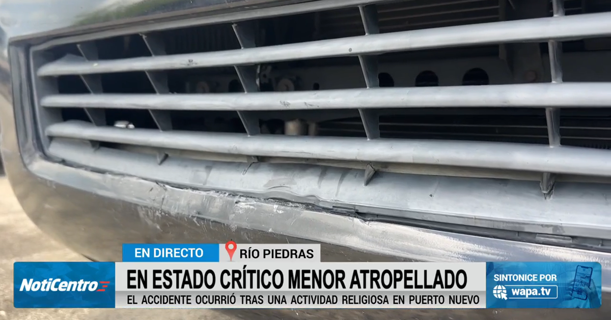 Niño de 3 años en condición de cuidado tras ser atropellado en residencial Vista Hermosa