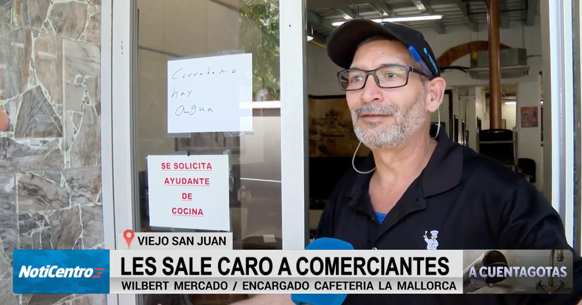 Crisis de agua potable fuerza cierre de negocios en el Viejo San Juan durante temporada de cruceros