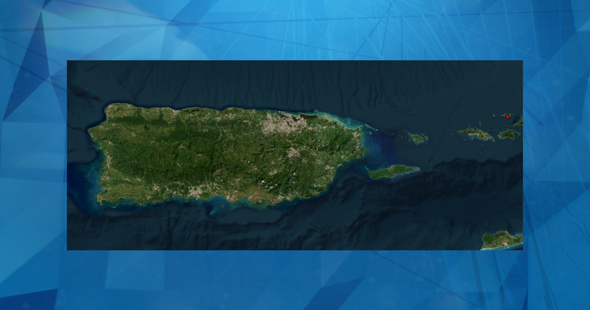 Reportan temblor de 6.1 al este de Puerto Rico