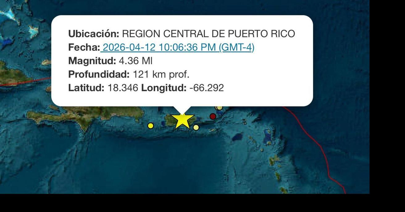 Registran sismo de 4.3 en el centro de la isla