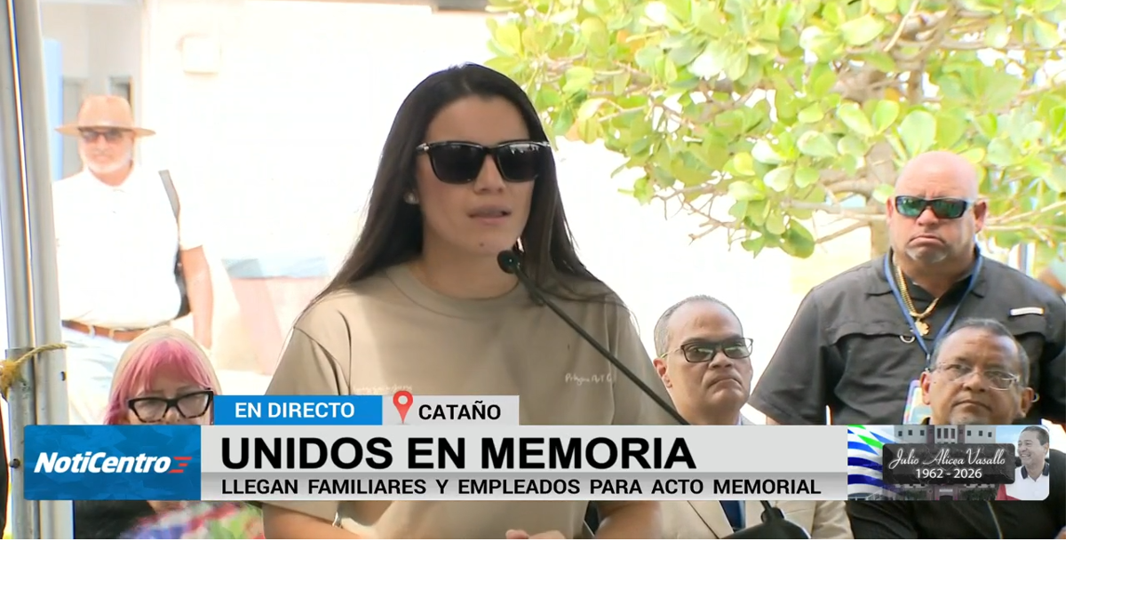 Realizan acto de recordación en Cataño en memoria del alcalde Julio Alicea Vasallo
